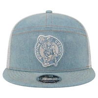 New Era Boston Celtics Adventure Split Panel 9FIFTY Snapback Trucker Hat