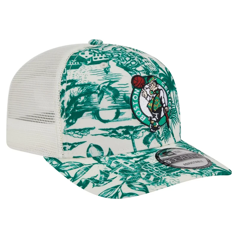 New Era Boston Celtics Lemon Tree 9SEVENTY Adjustable Hat