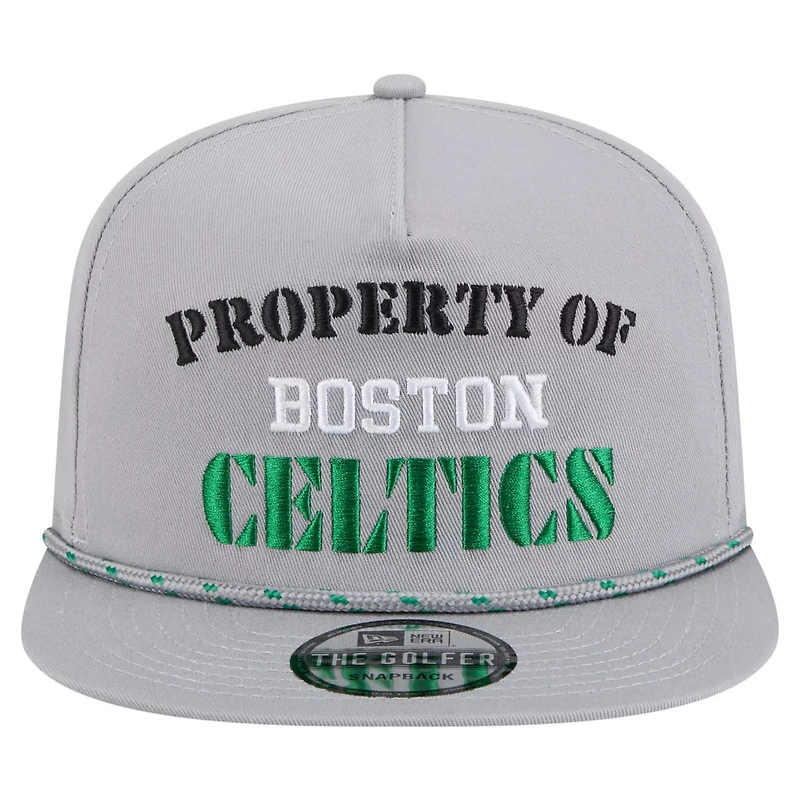 New Era Boston Celtics Throwback Property Of Golfer Snapback Hat