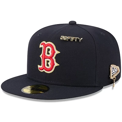 New Era Boston Red Sox 2025 59FIFTY Day 59FIFTY Fitted Hat with Pins