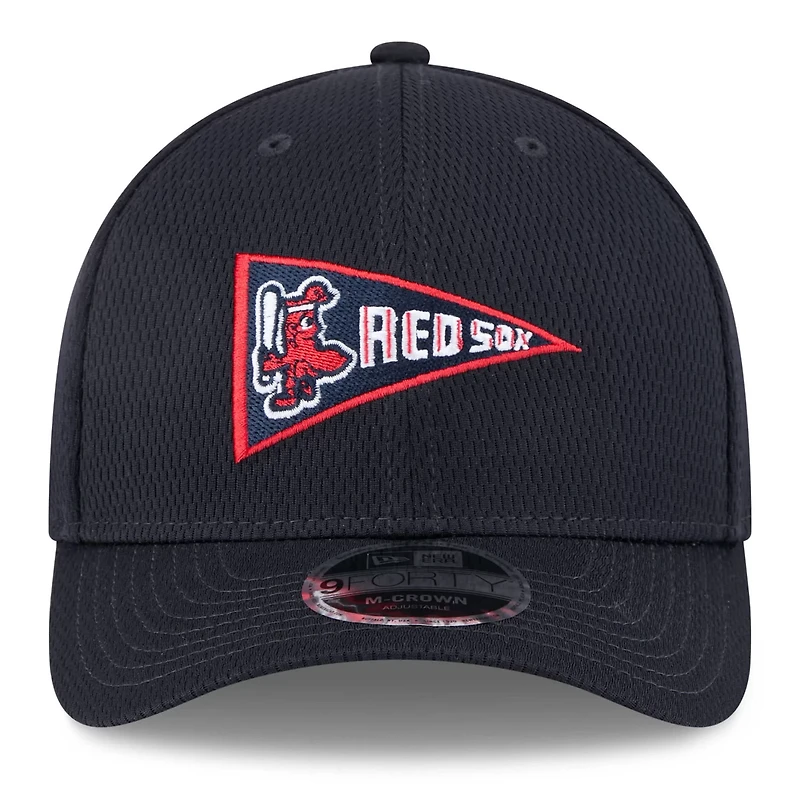 New Era Boston Red Sox 2025 MLB Clubhouse 9FORTY M-Crown Adjustable Hat