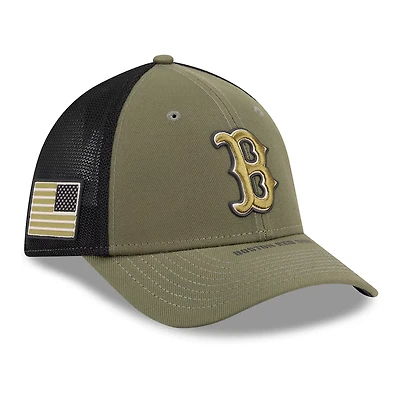 New Era Boston Red Sox 2026 Armed Forces Day 39THIRTY M-Crown Flex Hat