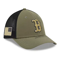 New Era Boston Red Sox 2026 Armed Forces Day 39THIRTY M-Crown Flex Hat
