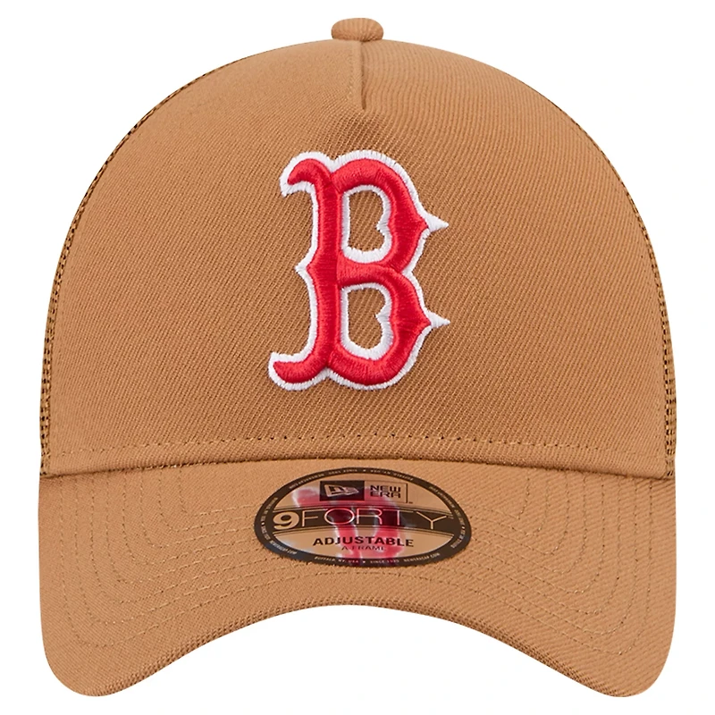 New Era Boston Red Sox A-Frame Trucker 9FORTY Adjustable Hat