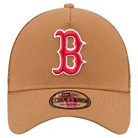 New Era Boston Red Sox A-Frame Trucker 9FORTY Adjustable Hat