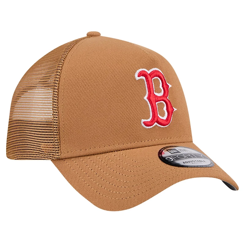 New Era Boston Red Sox A-Frame Trucker 9FORTY Adjustable Hat