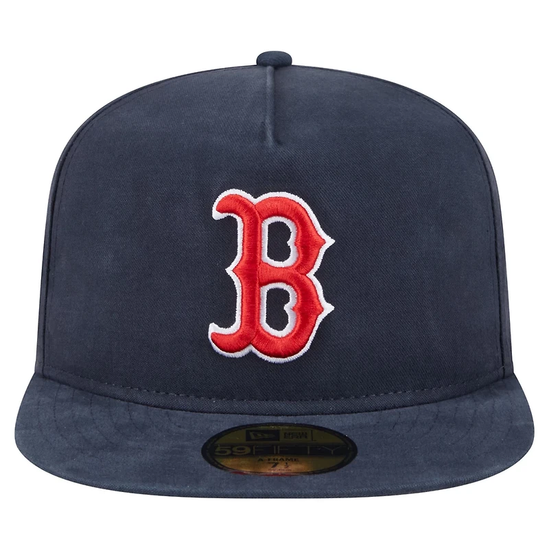 New Era Boston Red Sox Championship Side Flag A-Frame 59FIFTY Fitted Hat