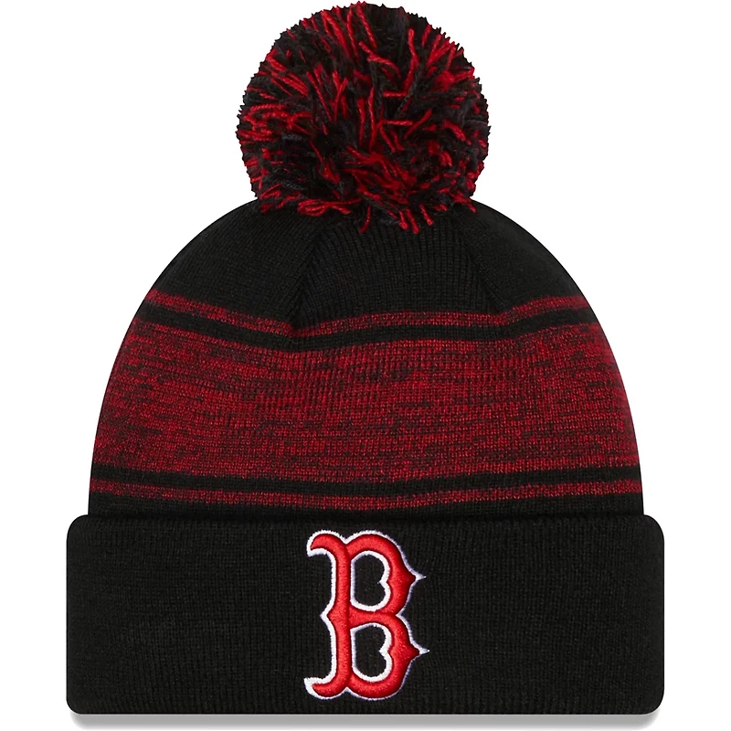 New Era Boston Red Sox Chilled Cuffed Knit Hat with Pom