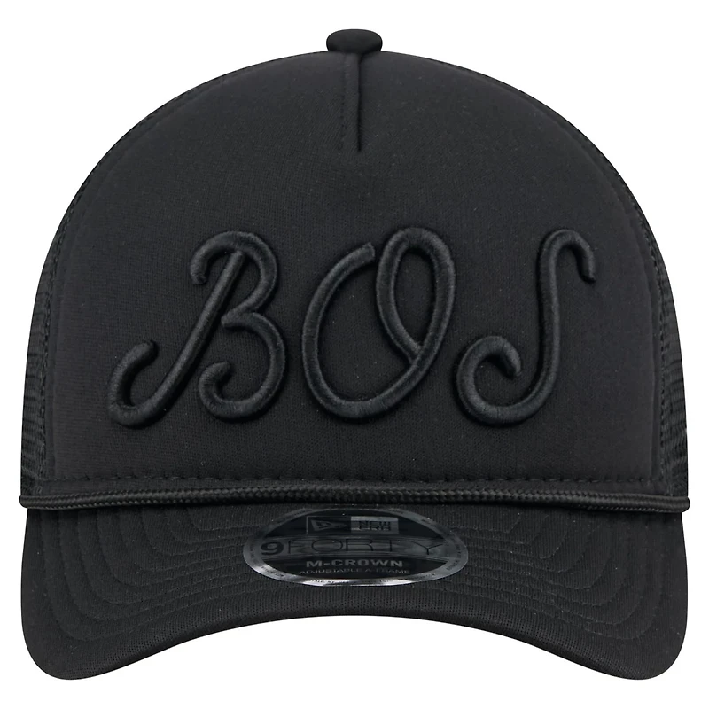 New Era Boston Red Sox City Initial 9FORTY A-Frame M-Crown Adjustable Trucker Hat