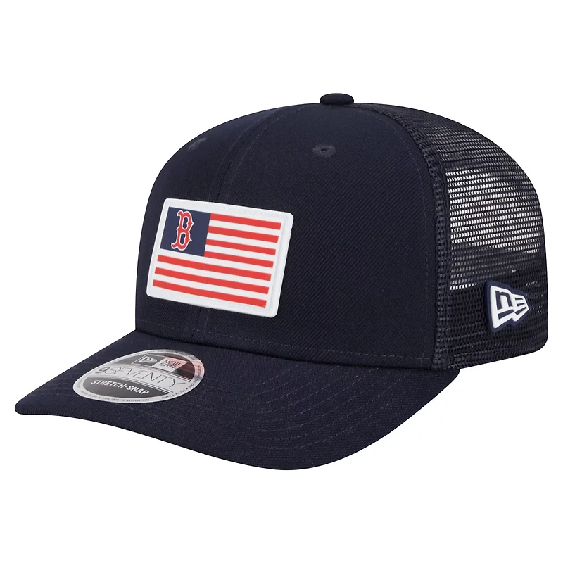 New Era Boston Red Sox Flag 9SEVENTY Stretch-Snap Hat