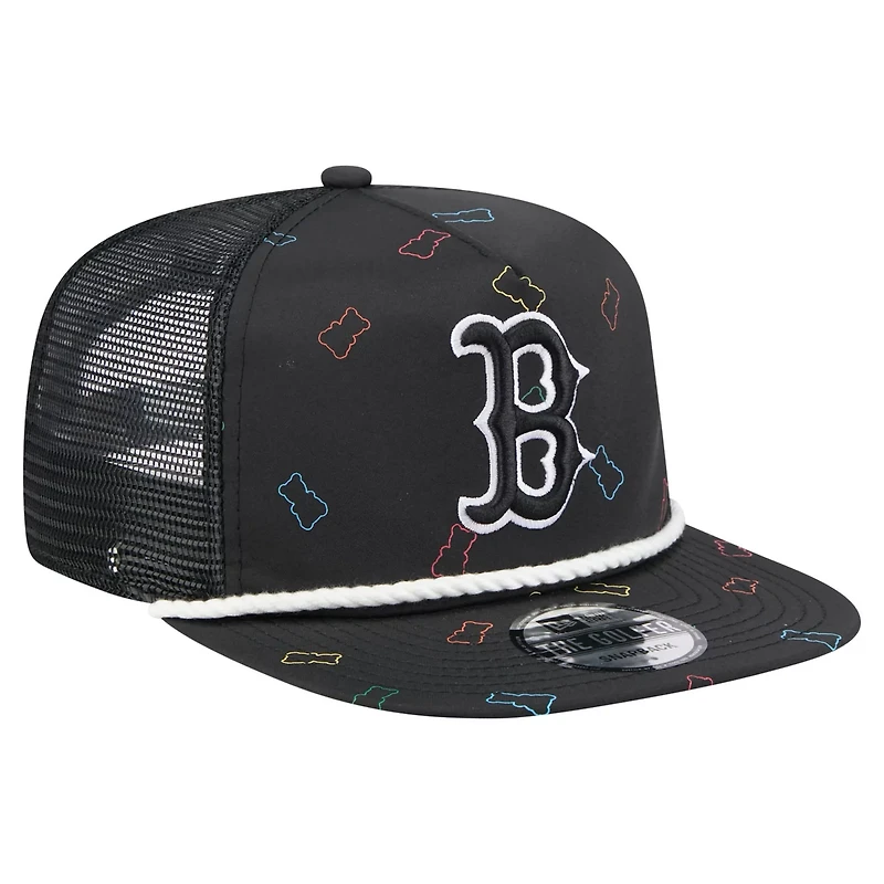 New Era Boston Red Sox Gummy Golfer Trucker Adjustable Hat