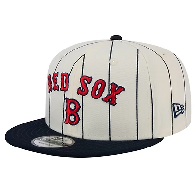 New Era Boston Red Sox Jersey Pinstripe 9FIFTY Snapback Hat