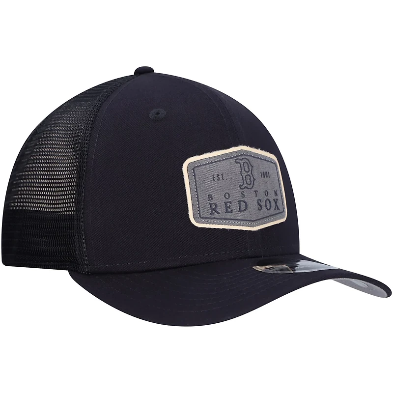 New Era Boston Red Sox Labeled 9SEVENTY Stretch-Snap Adjustable Hat