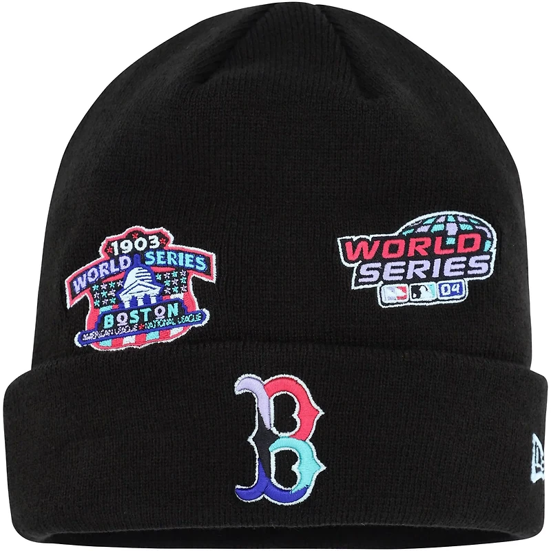 New Era Boston Red Sox Polar Lights Cuffed Knit Hat