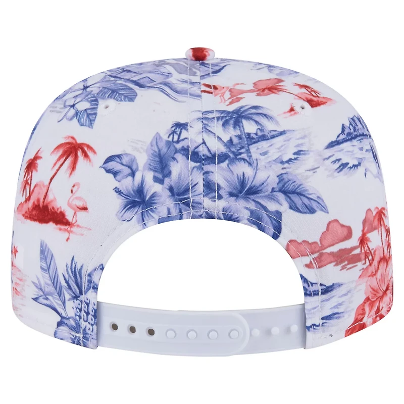 New Era Boston Red Sox Printed Island Golfer Snapback Hat