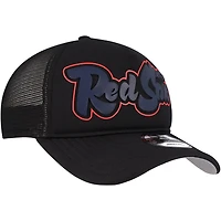 New Era Boston Red Sox Retro Bold A-Frame Trucker 9FORTY Adjustable Hat