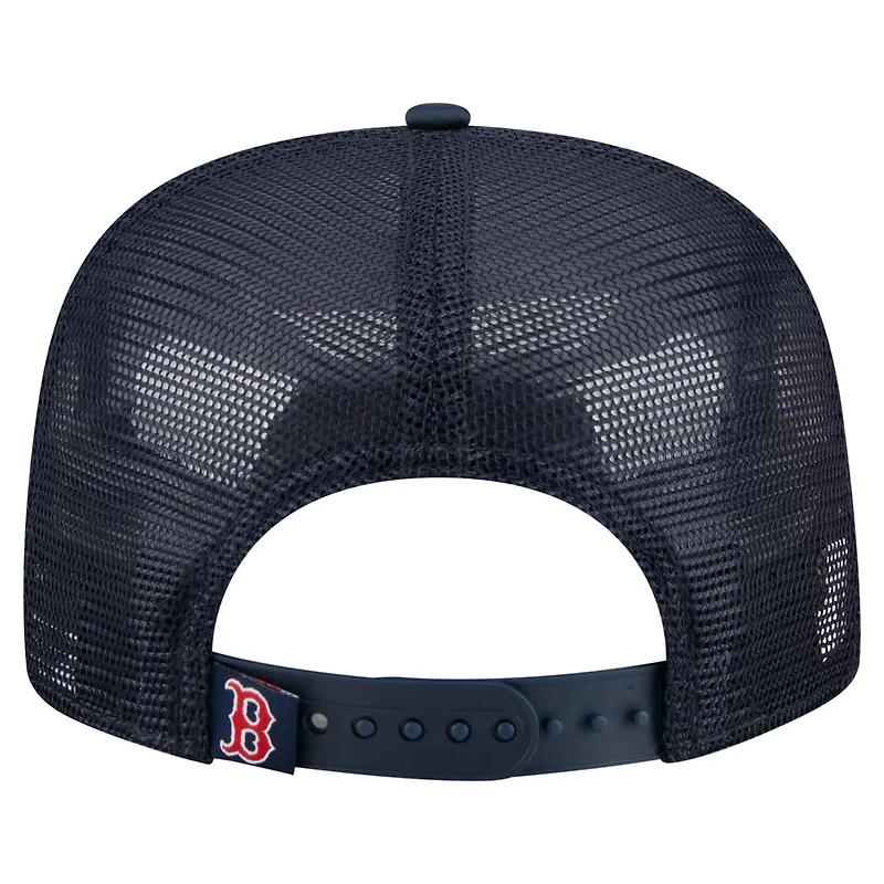 New Era Boston Red Sox Retro Satin Script Golfer Adjustable Hat