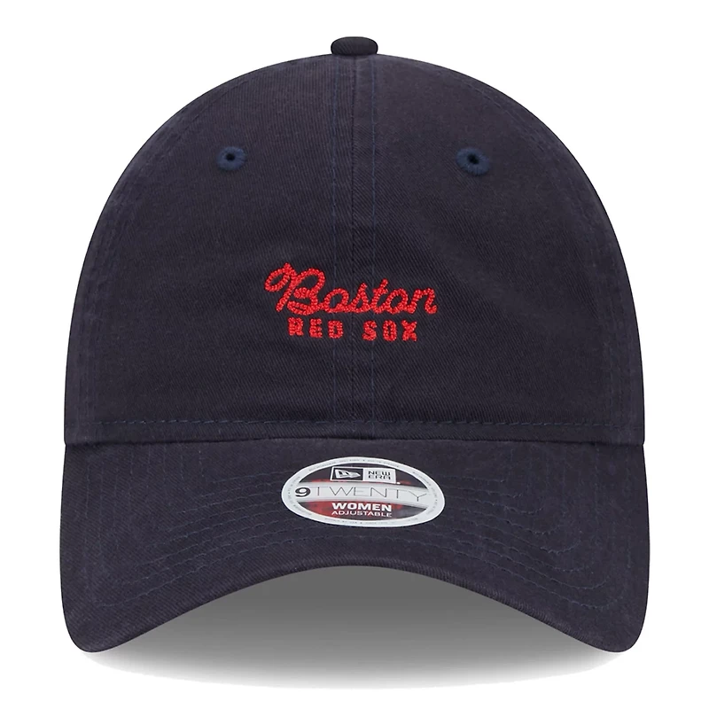New Era Boston Red Sox Script 9TWENTY Adjustable Hat
