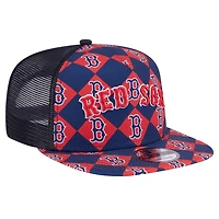 New Era Boston Red Sox Seeing Diamonds A-Frame Trucker 9FIFTY Snapback Hat