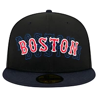 New Era Boston Red Sox Shadow Stitch 59FIFTY Fitted Hat