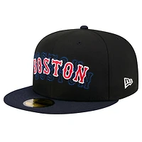 New Era Boston Red Sox Shadow Stitch 59FIFTY Fitted Hat