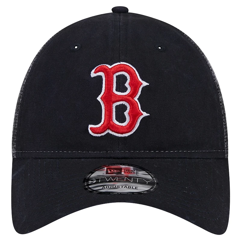 New Era Boston Red Sox Team Slick Trucker 9TWENTY Adjustable Hat