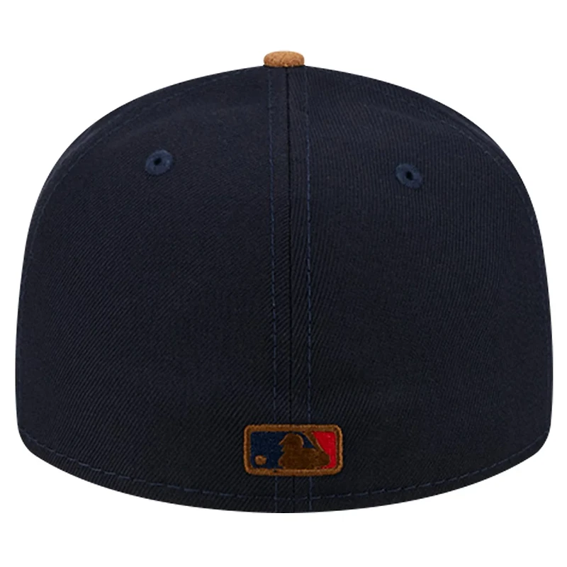 New Era Boston Red Sox Team Suede Visor Low Profile 59FIFTY Fitted Hat