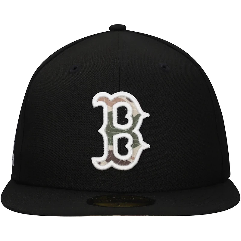 New Era Boston Red Sox Troop Chant Camo Undervisor 59FIFTY Fitted Hat