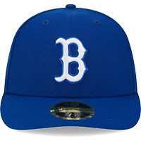 New Era Boston Red Sox White Logo Low Profile 59FIFTY Fitted Hat