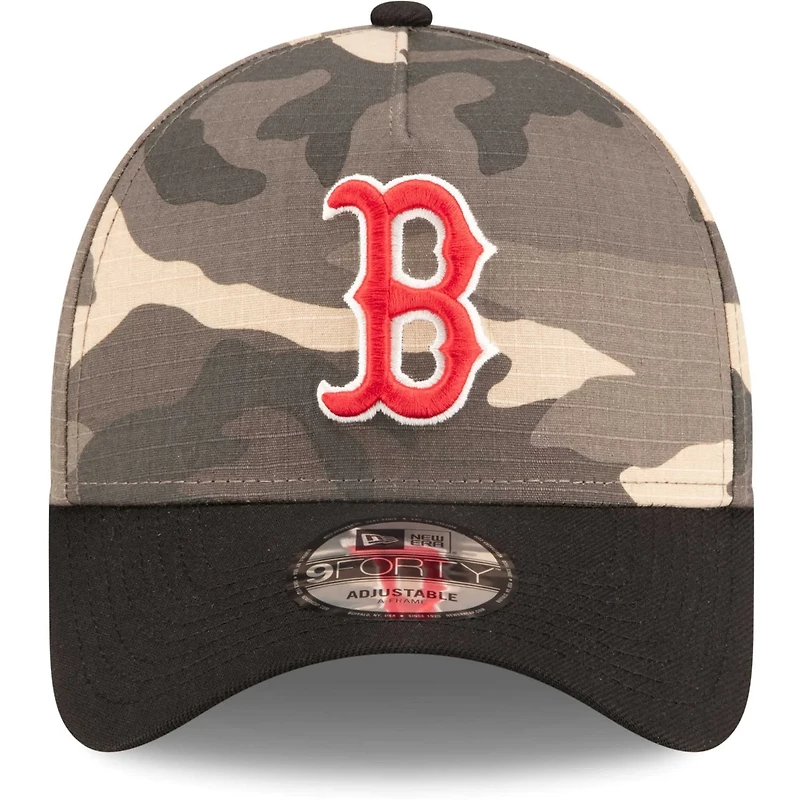 New Era Boston Sox Crown A-Frame 9FORTY Adjustable Hat