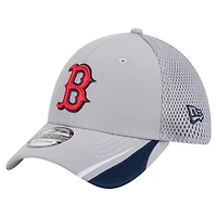 New Era Boston Sox Linear 39THIRTY Flex-Fit Hat