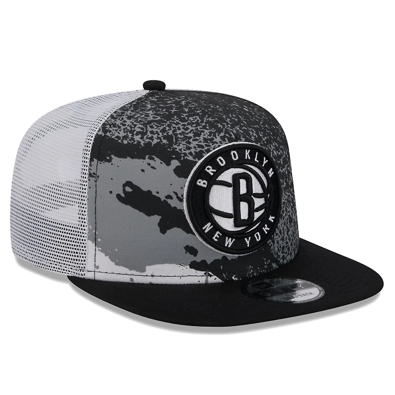 New Era Brooklyn Nets Court Sport Speckle 9FIFTY Snapback Hat