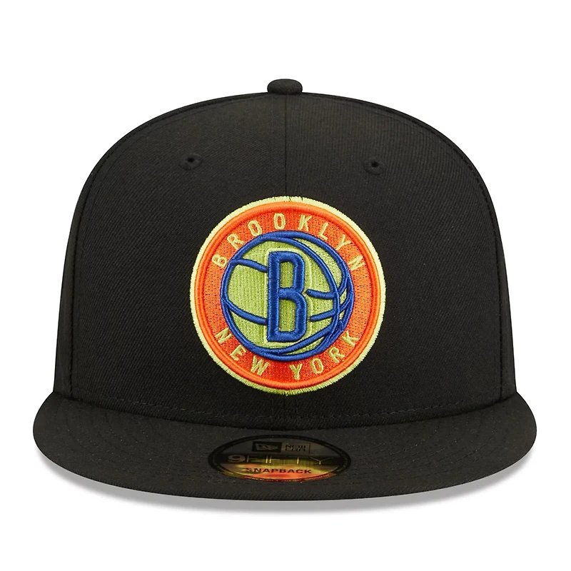 New Era Brooklyn Nets Neon Pop 9FIFTY Snapback Hat