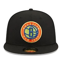 New Era Brooklyn Nets Neon Pop 9FIFTY Snapback Hat