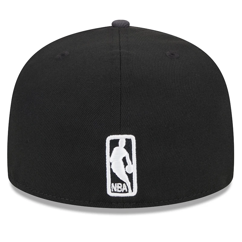 New Era Brooklyn Nets Rally Drive Checkerboard 59FIFTY Crown Fitted Hat