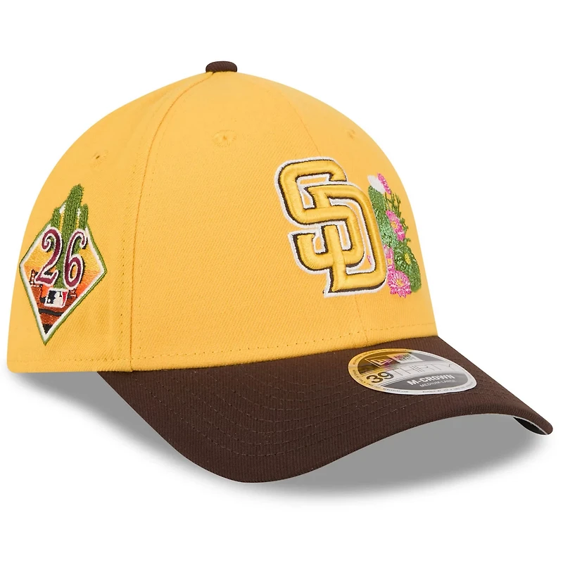 New Era Brown San Diego Padres 2026 Spring Training M-Crown 39THIRTY Flex Hat