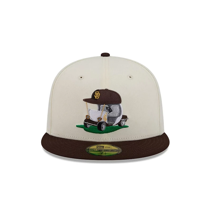 New Era Brown San Diego Padres Bullpen Cart 59FIFTY Fitted Hat