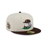 New Era Brown San Diego Padres Bullpen Cart 59FIFTY Fitted Hat