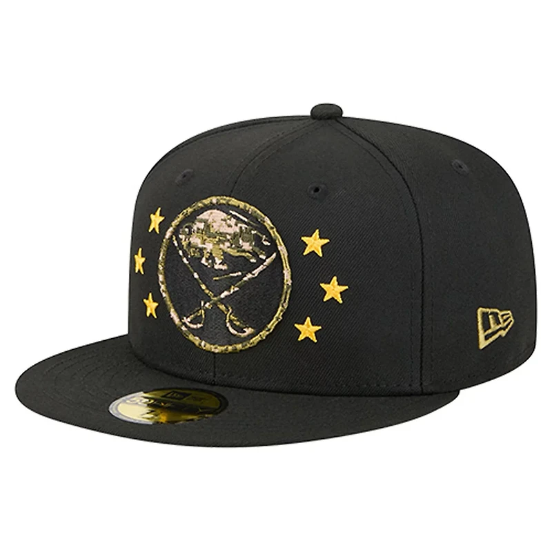 New Era Buffalo Sabres Military Appreciation Digital Camo Stars 59FIFTY Fitted Hat