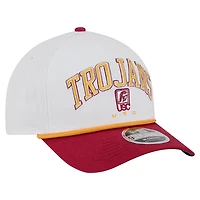 New Era Cardinal USC Trojans Arch Two-Tone Rope 9FORTY A-Frame M-Crown Adjustable Hat