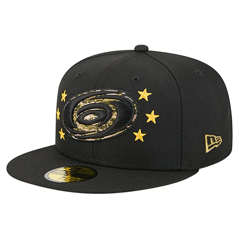 New Era Carolina Hurricanes Military Appreciation Digital Camo Stars 59FIFTY Fitted Hat