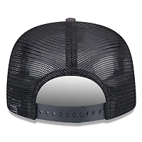 New Era Charcoal Brooklyn Nets Throwback Team Arch Golfer Snapback Hat