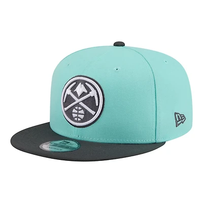 New Era Charcoal Denver Nuggets Color Pack Two-Tone 9FIFTY Snapback Hat