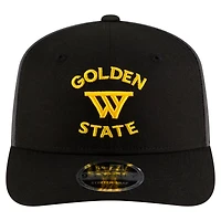 New Era Charcoal Golden State Warriors Statement Edition Jersey Hook 9SEVENTY Stretch-Snap Hat