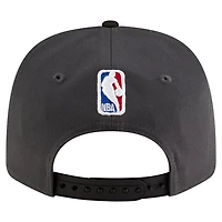 New Era Charcoal Golden State Warriors Statement Edition Jersey Hook 9SEVENTY Stretch-Snap Hat