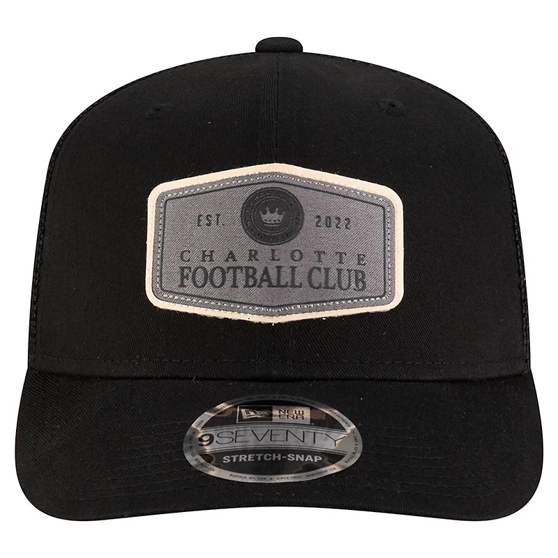 New Era Charlotte FC Labeled 9SEVENTY Trucker Stretch-Snap Adjustable Hat