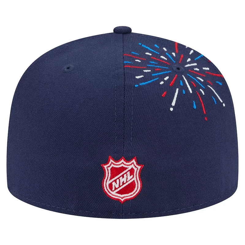 New Era Chicago Blackhawks Americana Fireworks 59FIFTY Fitted Hat