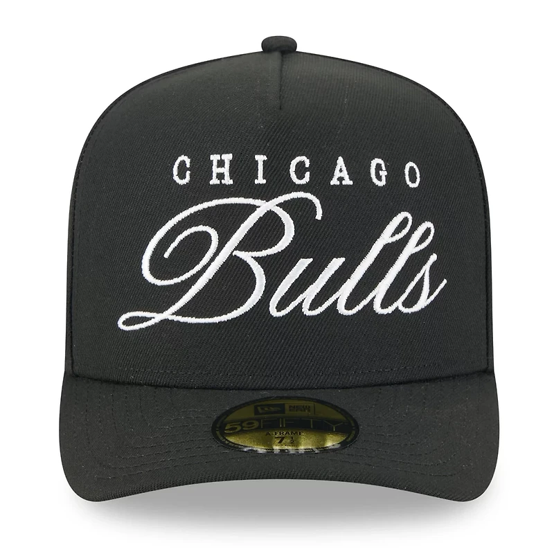 New Era Chicago Bulls 2025 NBA Draft A-Frame 59FIFTY Fitted Hat