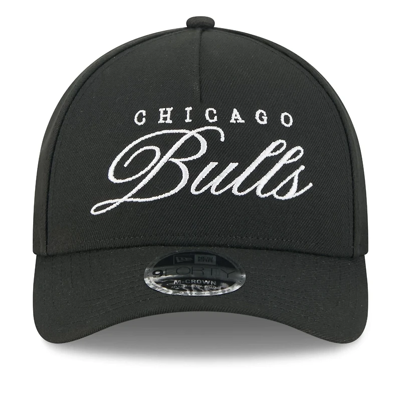 New Era Chicago Bulls 2025 NBA Draft M-Crown A-Frame 9FORTY Adjustable Hat