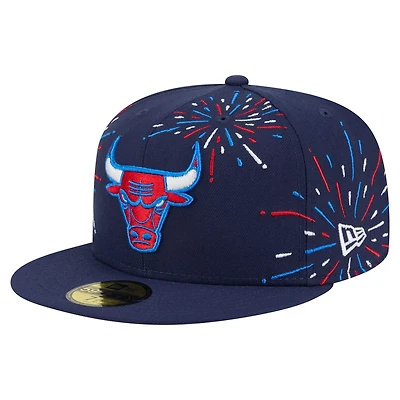 New Era Chicago Bulls Americana Fireworks 59FIFTY Fitted Hat